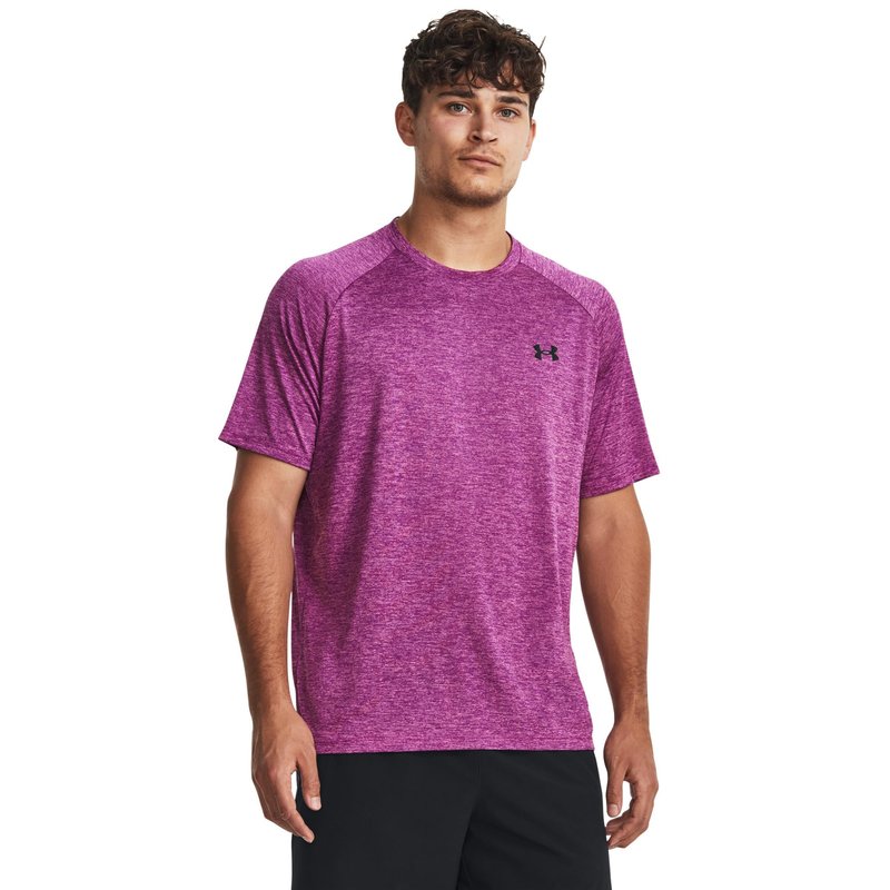 Under Armour Men's Tech 2.0 Short-Sleeve T-Shirt, (573) Mystic Magenta / / Black, Small