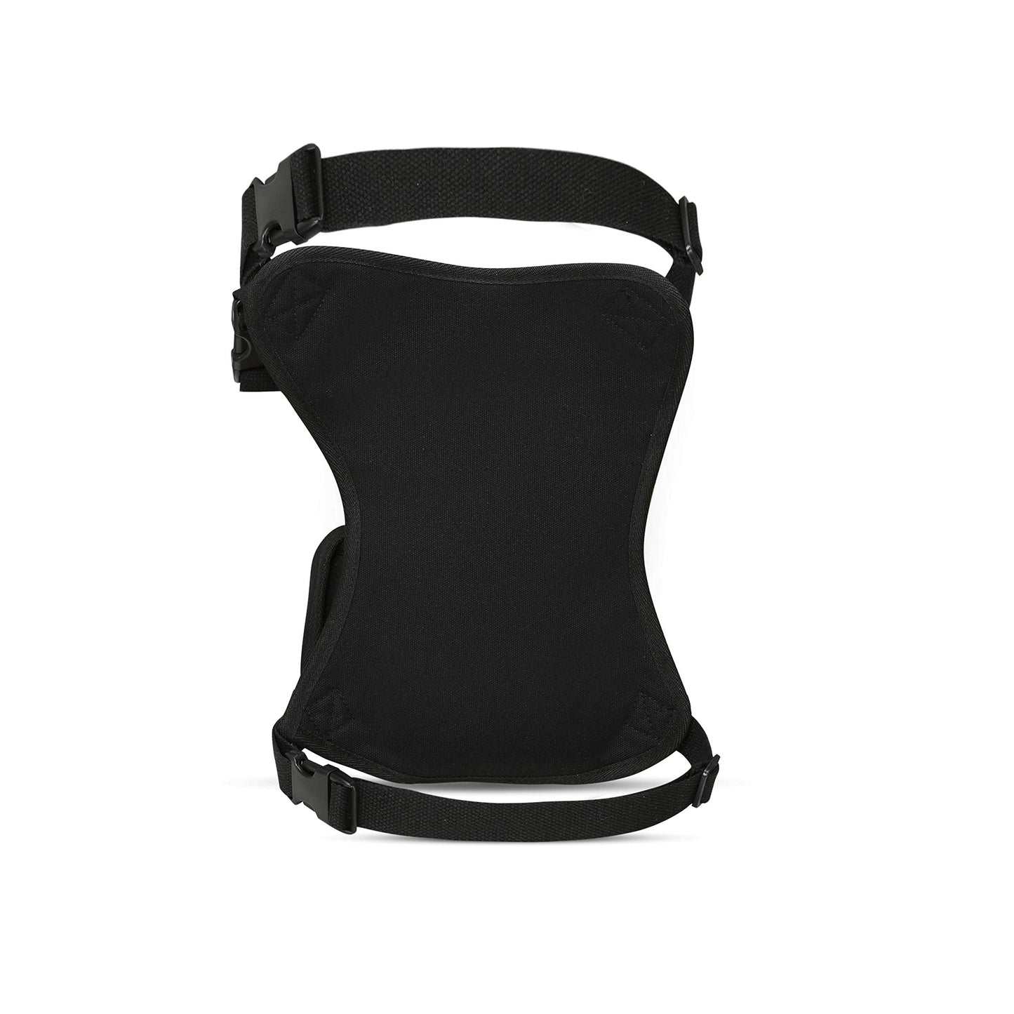 SEALINF Canvas Waist Bag Fanny Pack Racing Drop Leg Outdoor Bag (Black)
