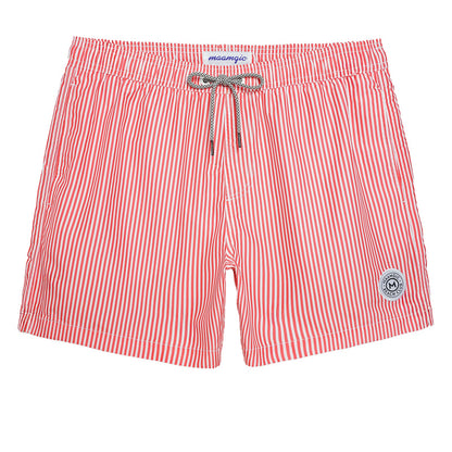 maamgic Mens Swim Trunks 5 Inch with Mesh Lining, Quick Dry Mens Bathing Suit, Swim Shorts for Swimming and Beach, Medium