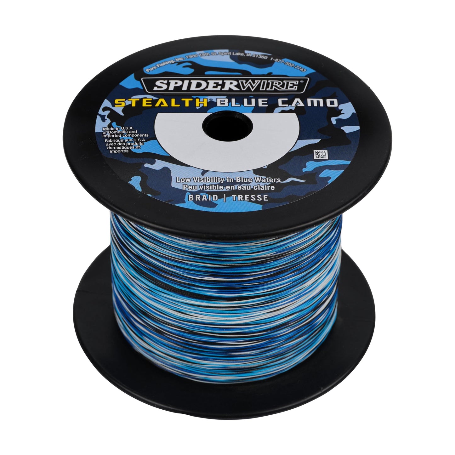 SpiderWire Stealth® Translucent Superline, Translucent, 15-Pound Break Strength, 1500yd Braided Fishing Line, Suitable for Saltwater Environments