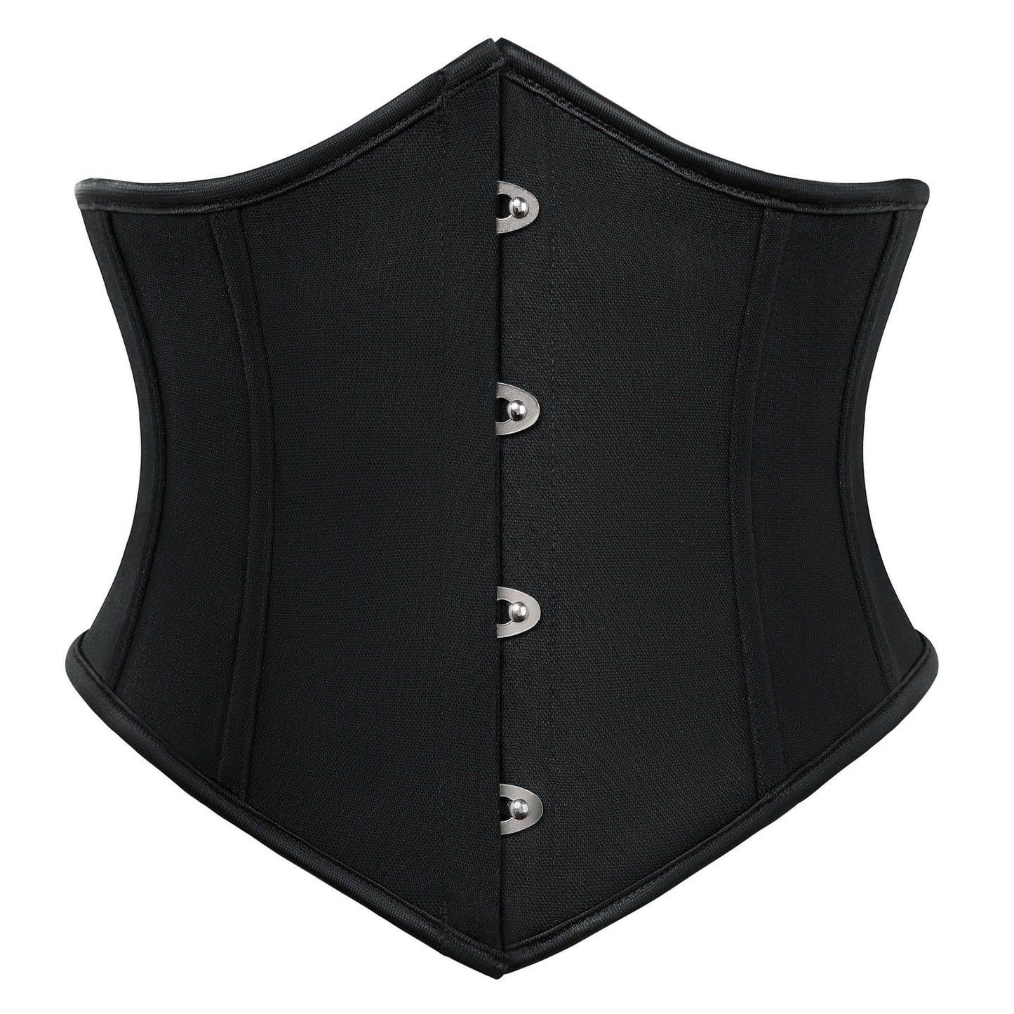 Scarlet Darkness Women Corset Belt Wide Waist Lace Up Pirate Accessories Belt Black Size 10