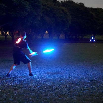 TOSY Flying Disc - 16 Million Color RGB or 36 LEDs, Extremely Bright, Smart Modes, Auto Light Up, Rechargeable, Easter, Birthday & Camping Gift for Men/Boys/Girls/Teens/Kids, 175g