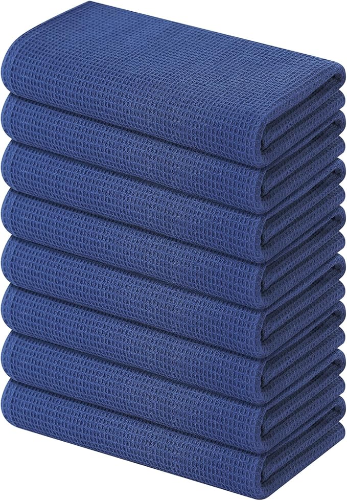 Homaxy 100% Cotton Waffle Weave Kitchen Towels