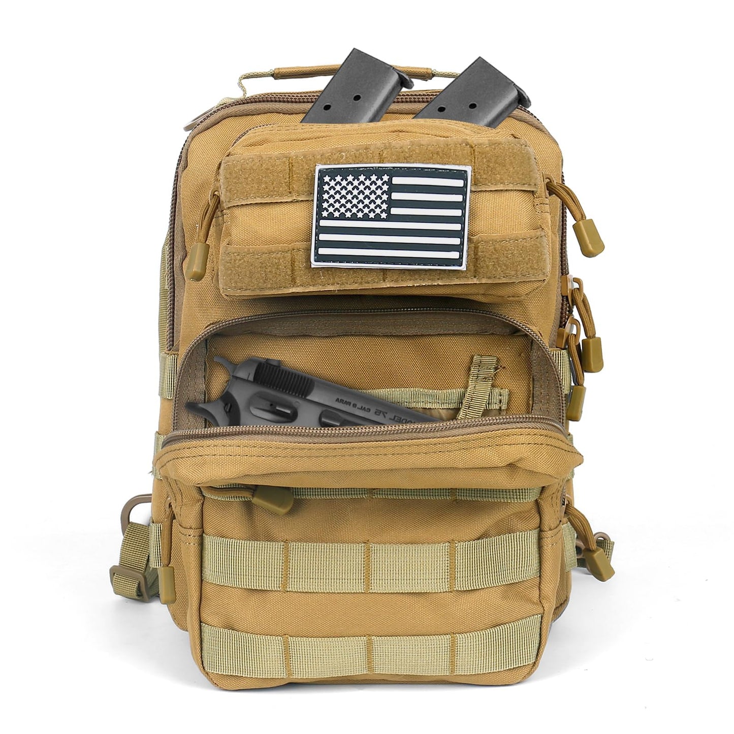 HAOMUK Tactical Sling Bag Backpack Military Rover Shoulder Sling Pack Small EDC Crossbody Chest Bag for Men