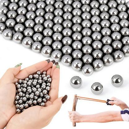 Sukh Slingshot Ammo - Steel Sling Shot Ammo Balls 9mm Ammo Professional Balls for Hunting & Shooting, Target, Competition，Practice (0.9 Pound)