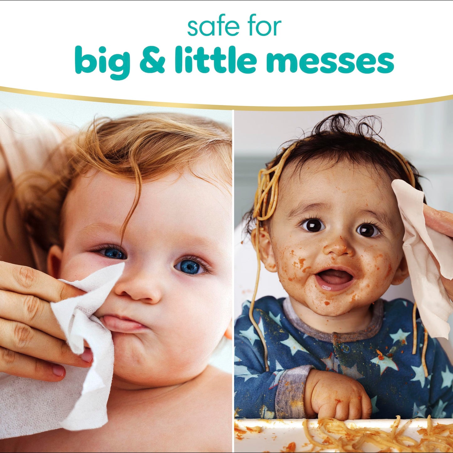 Pampers Sensitive Baby Wipes, Water Based, Hypoallergenic and Unscented, 8 Flip-Top Packs, 4 Refill Packs (1008 Wipes Total)