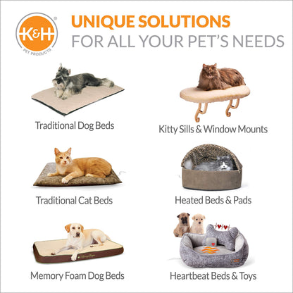 K&H Pet Products Outdoor Kitty House Cat Shelter (Unheated) Barn Design 19 X 22 X 17 Inches