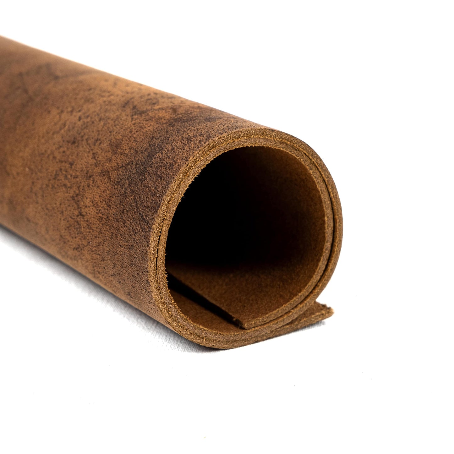 Genuine Leather Roll & Sheets Set of 4 | Soft Leather, Quality Raw, Sheet & Roll 12" x 12" + 36" Cord