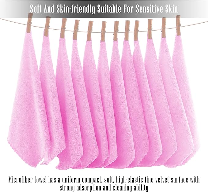 TENSTARS 12 Pack Premium Washcloths Set