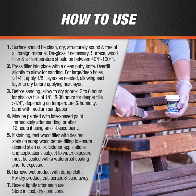 DAP Plastic Wood-X with DryDex Wood Filler, Natural, 5.5 Oz (7079800540)