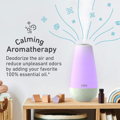 Pure Enrichment PureSpa XL 3-in-1 Cool Mist Humidifier, Essential Oil Diffuser & Mood Light - 2L Tank Provides Powerful Mist Coverage up to 350 sq ft in Bedroom, Office & Large Rooms