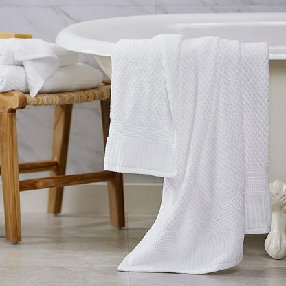 NY Loft 100% Cotton Hand Towel 6 Pack | Super Soft & Absorbent Quick-Dry Hand