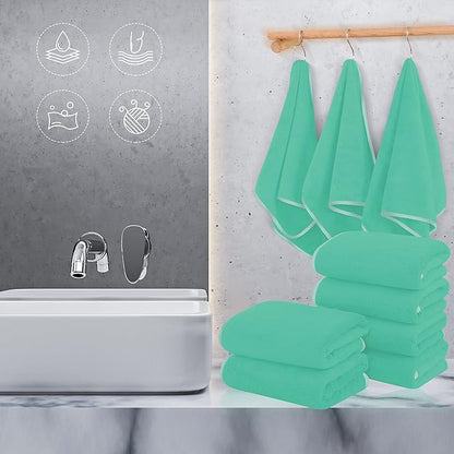 TENSTARS Silk Hemming Hand Towels