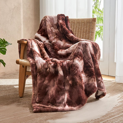Electric Heated Blanket 50"x60",Luxury Grey Faux Fur Electric Throw Blanket,Fast Heating Soft Fluffy Thick Electric Blanket with 6 Heating Levels & 12H Auto Off