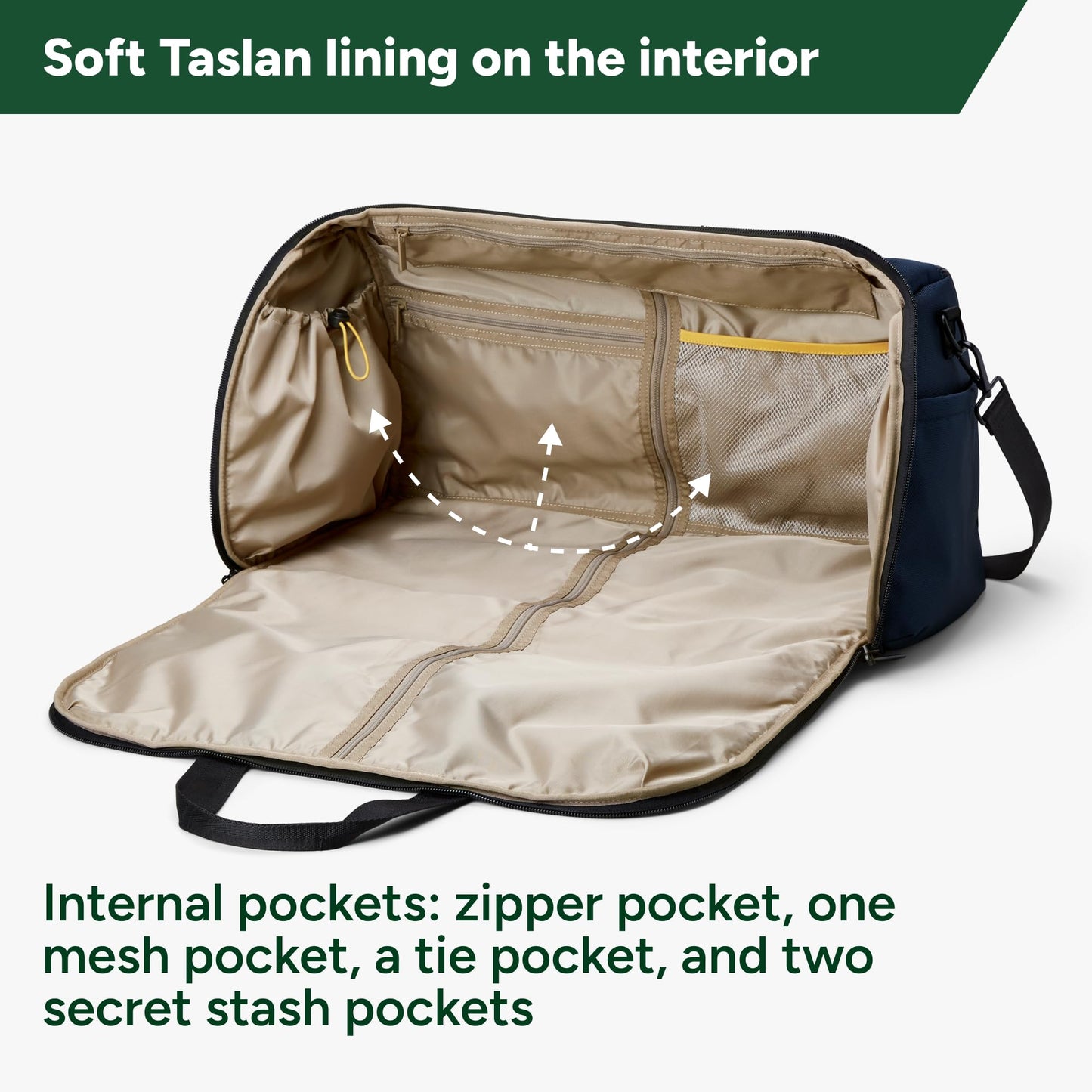 Halfday Convertible 2-in-1 Premium Garment Duffel Weekender Bag 45L: Wrinkle-Free Travel (Hanging Suit Compartment, Shoe Pockets, Trolley Sleeve), Balistic Nylon Carry-on, Pacific