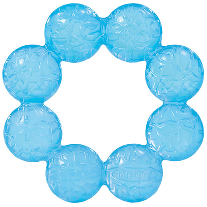 Infantino Water Teethers – Sensory Exploration and Teething Relief, Cooling Relief for Teething Babies, Lime & Blue, 3-Pack