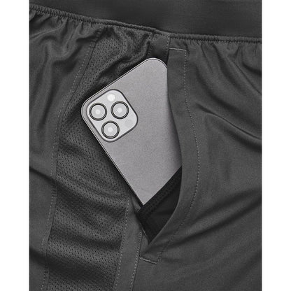 Under Armour Men's Launch Run 7-inch 2-in-1 Shorts, (025) Castlerock/Castlerock/Reflective, Large