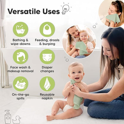 6-Pack Baby Washcloths