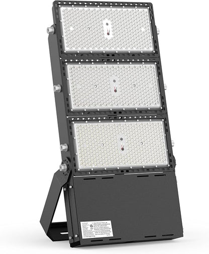 STASUN 800W LED Stadium Lights Outdoor – Ultra Series High Power, ETL Certified, 120000LM, 5000K Daylight, 60° Beam, 100-277V, IP67 Waterproof Flood Lights for Arena, Sports Field, Parking Lot