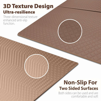 Foldable Yoga Exercise Mat – Lightweight, Anti-Slip, and Easy to Store for Yoga, Pilates, Home Workouts, and Floor Exercises