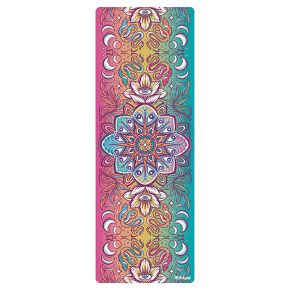 Reetual, The Yoga Mat That Adores Sweat | Premium Hot Yoga Mat Non Slip Towel Combo - with Carrying Strap | Eco Friendly | Designed for Bikram, Hot Yoga, Ashtanga, Vinyasa, Power