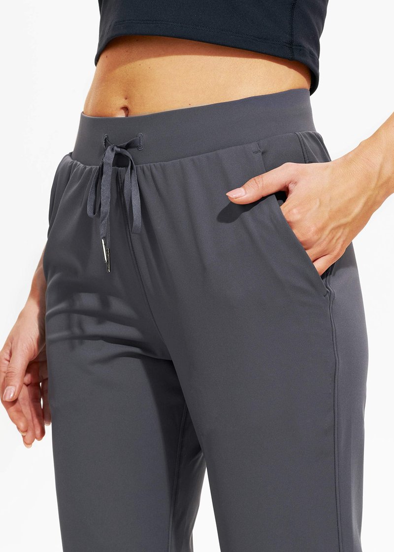 Libin Joggers for Women Tall/Regular/Petite Dance Sweatpants Athletic Workout Trousers Pants Tapered Casual Teacher Yoga Pants for Running Golf Work Cloths, Dark Grey XS