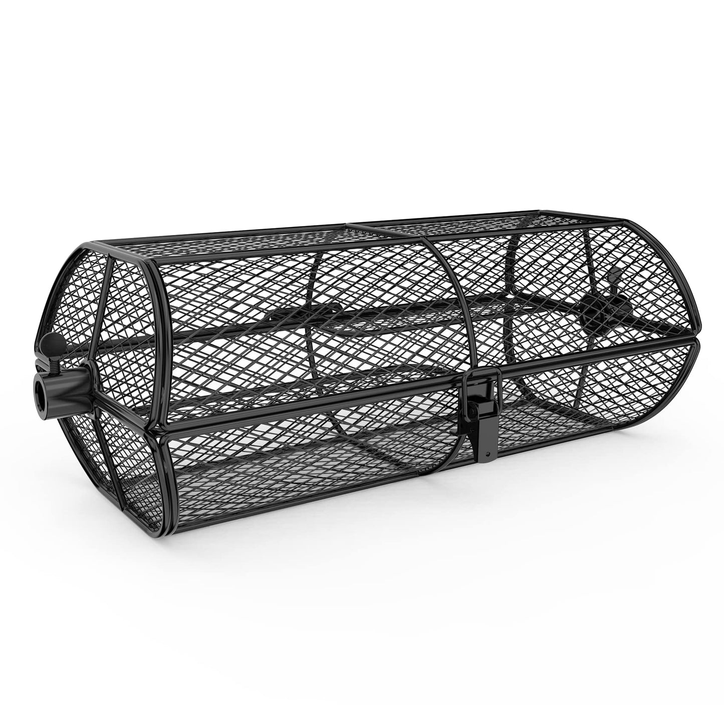 only fire Universal Rotisserie Basket Grill Accessory, Teflon Rotisserie Grill French Fries Basket Fits for Any Gas Grill or Other Ceramic Grills
