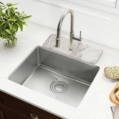 Kitchen Sink Splash Guard 2 PCS 30 Inch Sink Faucet Mat Splash Guard