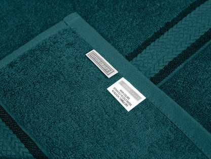 COTTON CRAFT Ultra Soft Bath Sheets - 2 Pack - 35 x 70 - Absorbent Quick Dry Everyday Luxury Hotel Bathroom Spa Gym Shower Beach Pool Travel Dorm - 100% Ringspun Cotton - 580 GSM - Easy Care - Teal