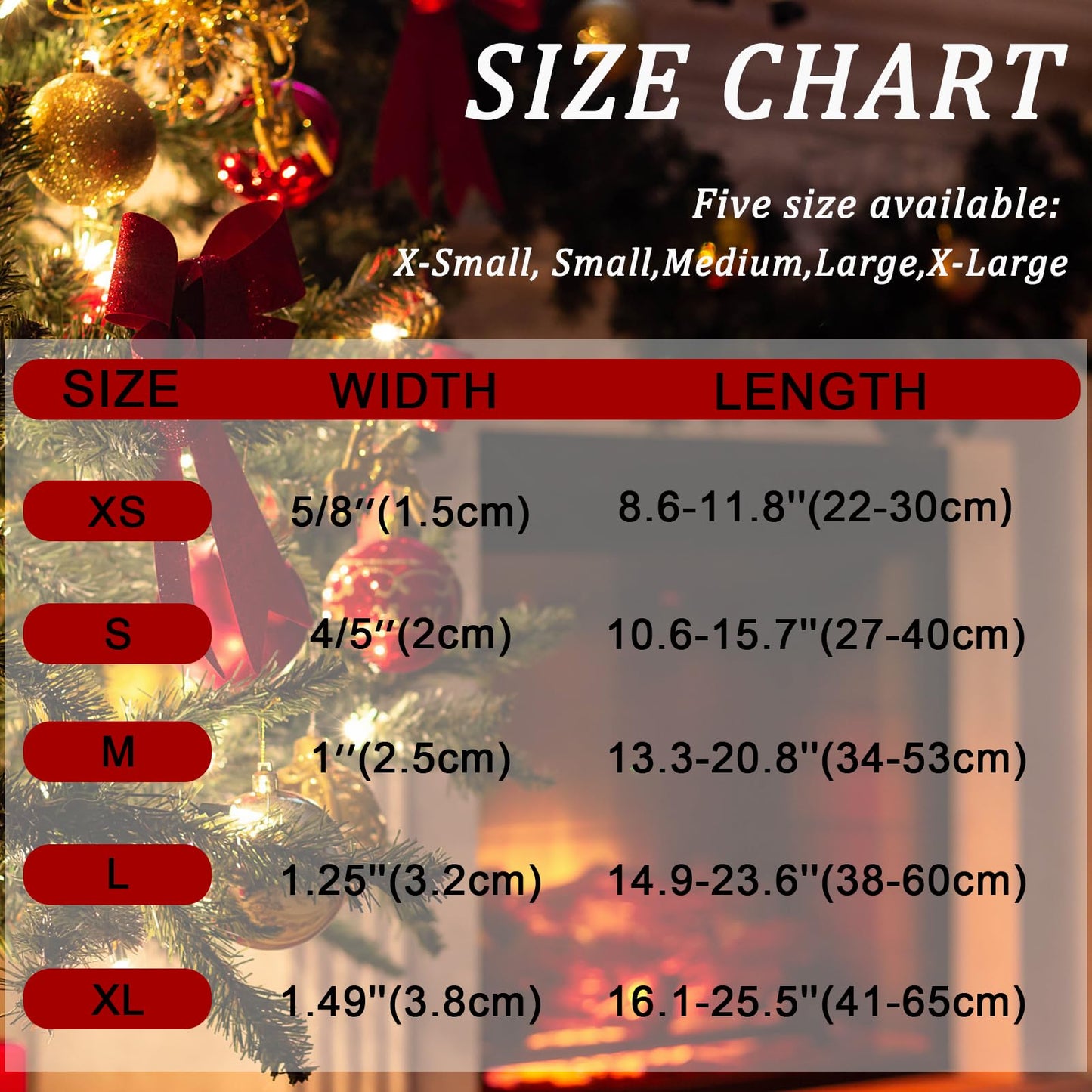 UP URARA PUP Christmas Dog Collar with Bow Tie, Pink Christmas Tree Collars for Dogs, Adjustable Pet Collar with Cute Xmas Tree Pendant, Winter Dog Accessories for Small Medium Large Dogs L