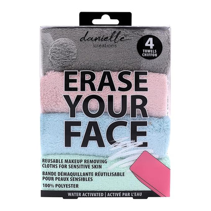 ERASE YOUR FACE Reusable Makeup Remover Cloths