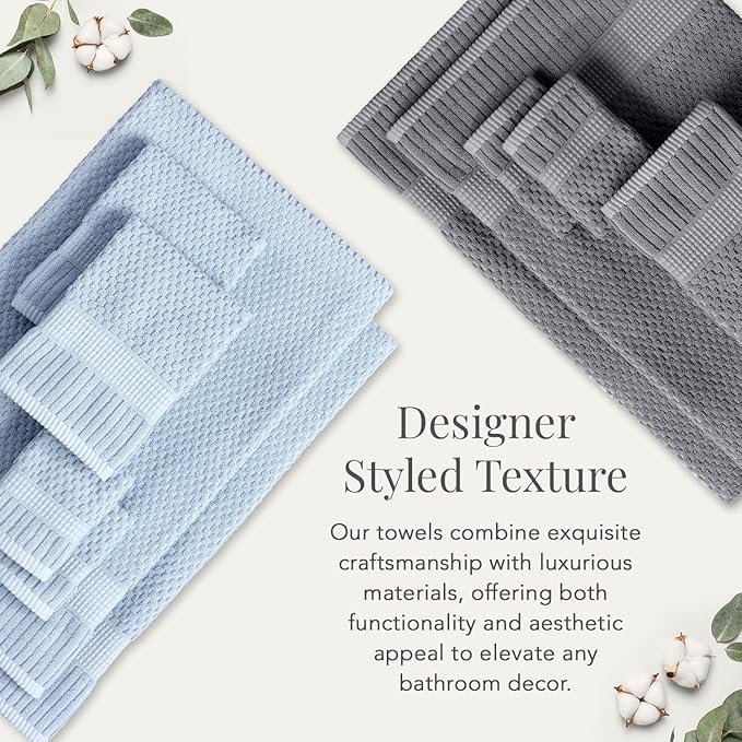 NY Loft 100% Cotton 2 Pack Bath Sheet Towel Set | Extra Large Oversize Bath