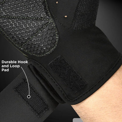 RDX Workout Gloves, 15-Inch Long Support Strap Anti Slip Palm Protection with 3 Wrist Alignment Plates, Powerlifting Deadlifting Bodybuilding Gym Fitness, Weight Lifting Exercise Training, Men Women