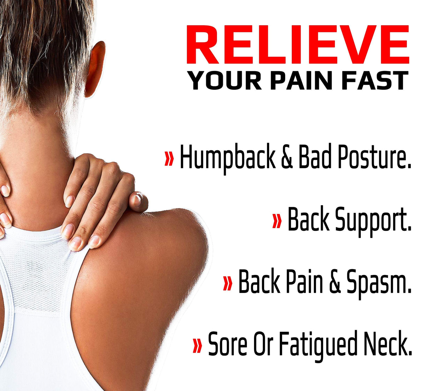 Magnetic Posture Corrector, Men and Women, Fully Adjustable Padded Back Supporter, All Day Pain Relief, Lumbar, Neck, Spine, Shoulders, Scoliosis Support