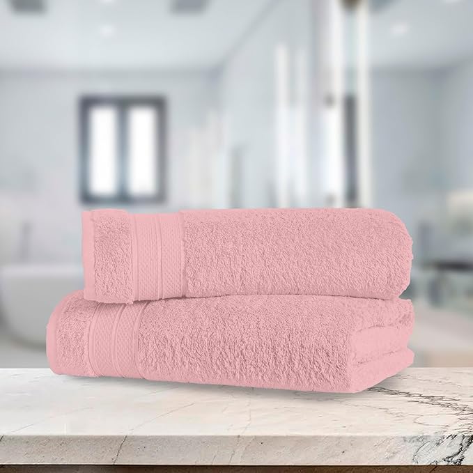 Elegant Comfort Three Line Popcorn Towel Set
