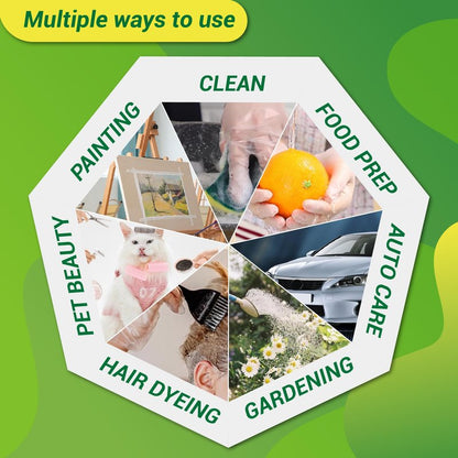 GENERALCARE Disposable Plastic Gloves Food Handling Service Gloves Disposable For Cooking (100PCS, universal)
