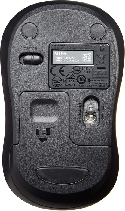 Logitech Wireless Mouse M185 (Swift Grey)