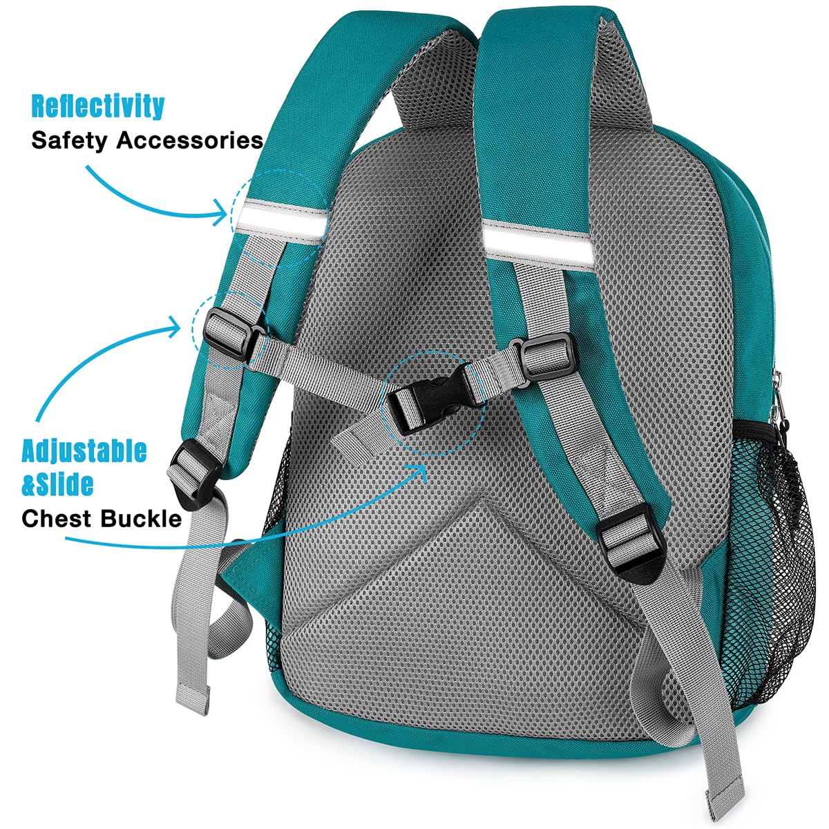 STEAMEDBUN Toddler Backpack for Boys 2-4,Kindergarten Backpack for Boys,Preschool Backpack,Mini