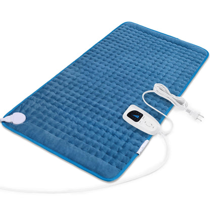 Heating Pad,Electric Heating Pads for Back,Neck,Abdomen,Moist Heating Pad for Shoulder,Knee,Arms,Legs,Dry/Moist Heat & Auto Shut Off,Birthday Gifts for Men and Women(Light Gray, 24''×12'')