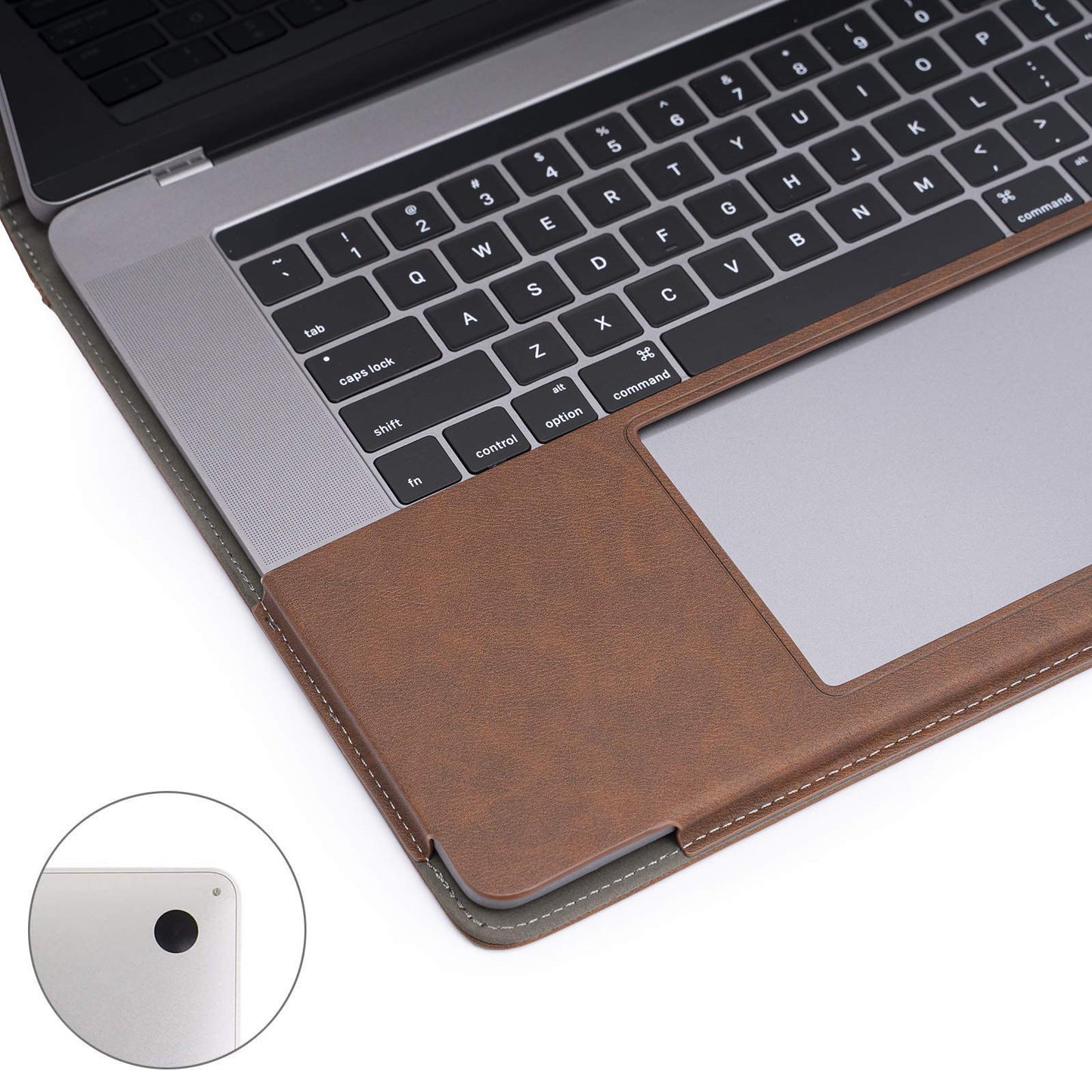 TYTX Compatible with MacBook Air 15 inch Case 2023-2026 Release M2 A2941 M3 A3114 M4 A3241 M5 A3448 with Liquid Retina Display & Touch ID Protective Folio Book Cover with Vents (Dark Brown)