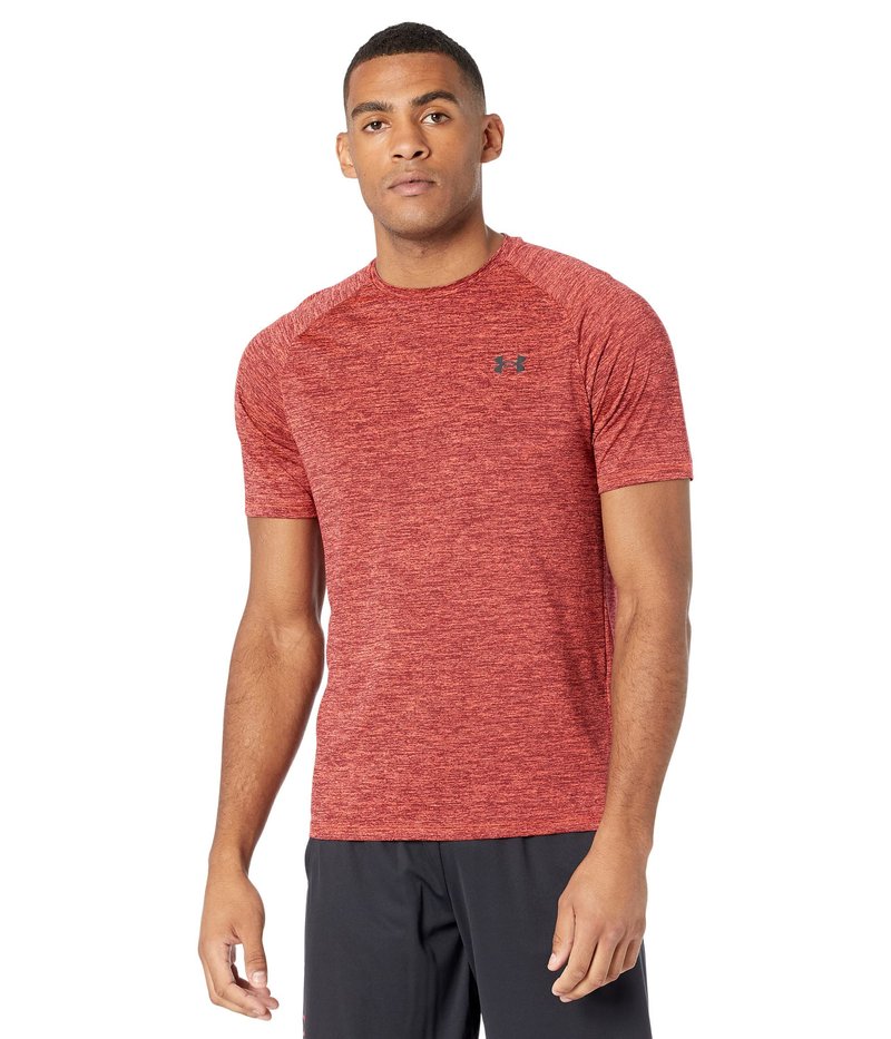 Under Armour Men's Tech 2.0 Short-Sleeve T-Shirt, (810) Bolt Red/Chestnut Red/Black, X-Small