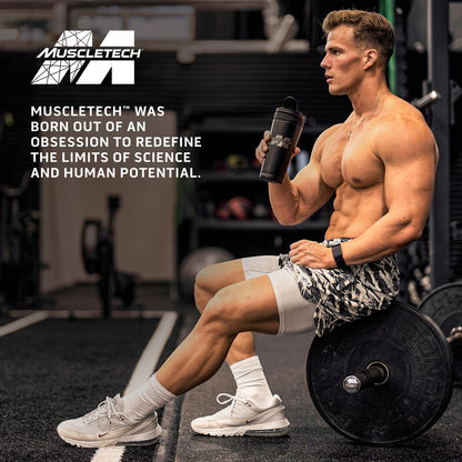 Muscletech 100% L-Glutamine Powder for Enhanced Muscle Recovery - Pure L Glutamine Muscle Growth Builder & Energy Boosting Nutritional Supplement for Men & Women - Unflavored, 60 Servings