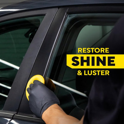 Meguiar's Hyper Dressing, 1 Gallon, Trim Shine For Drivers & Detailers— Car Wash Soap Restores Gloss And Deep Black Look; Use On Plastic And Rubber Trim, Tires, Bumpers And Wheel Wells