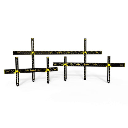 Hang It Perfect Pro Picture Frame Wall Hanging Tool with Level, 48 inch, Black
