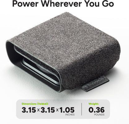 Mophie 3-in-1 Travel Charger with MagSafe - Portable Wireless Charging Hub, Compatible w/Apple Devices, iPhone 17/16/15/14/13/12 Series, Apple Watch Series 11 to 1 & Ultra, AirPods Pro/3rd Gen, Black