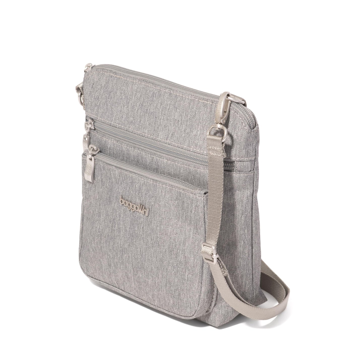 Baggallini Women's Modern Pocket Crossbody, Stone Heritage