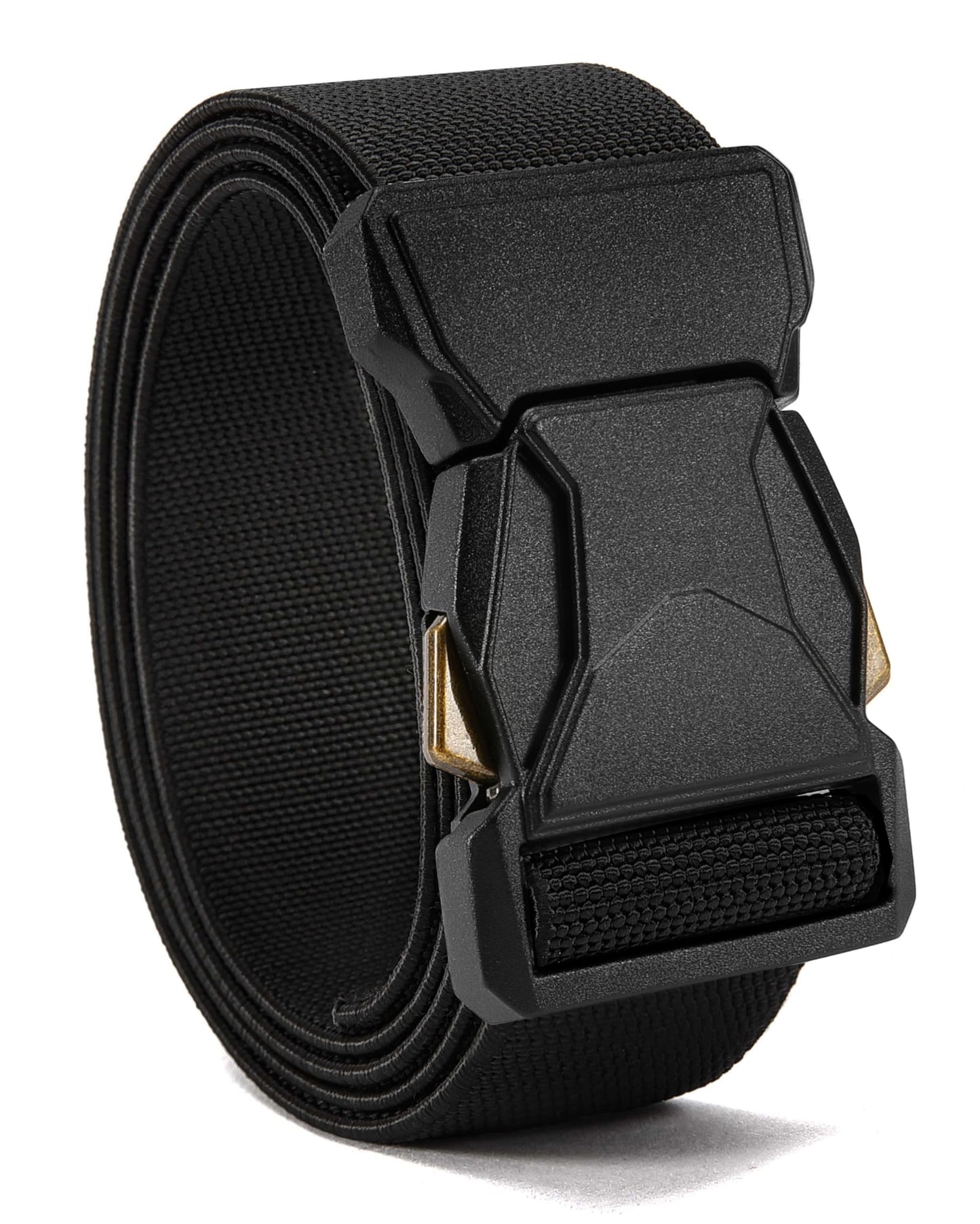 CHAOREN Stretch Tactical Belt Men - 1.5" Nylon Work Belt for Military EDC - Quick Release for Utility EMT Hiking