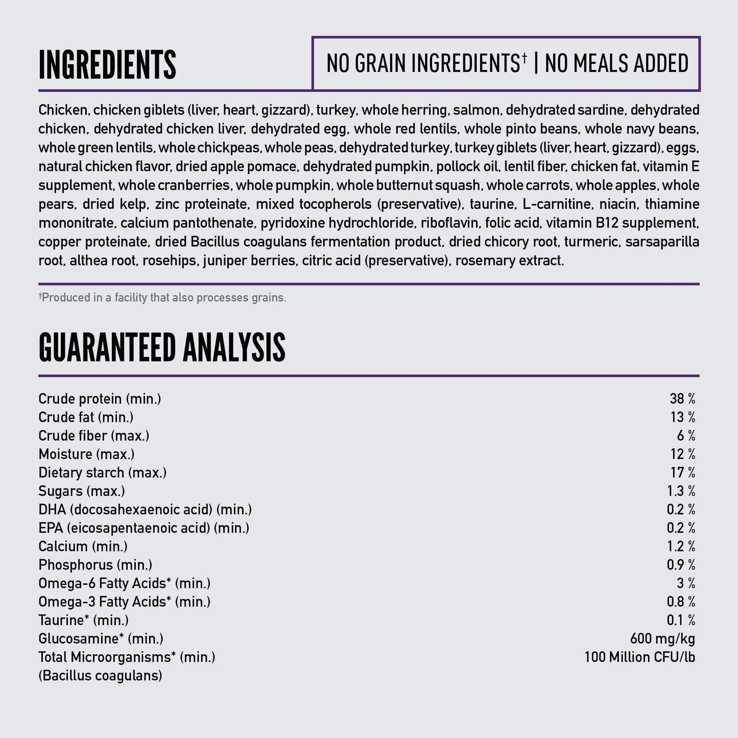 ORIJEN Grain Free High Protein Dry Dog Food Large Breed Adult Recipe 23.5lb Bag