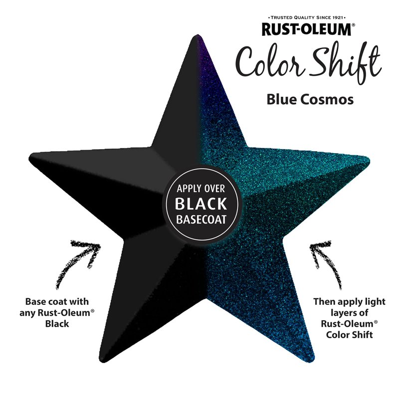 Rustoleum Color Shift Spray Paint, 11 ounce, Cosmos Blue