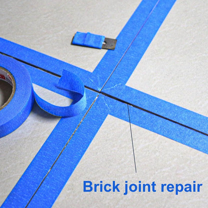 JIALAI HOME 6 Rolls Painters Tape 1 inch Bulk Painter Tape Roll, Blue Masking Tape, Blue Paint Tape 1 Inches x 60 Yards for General Purpose Walls Painting, Automotive